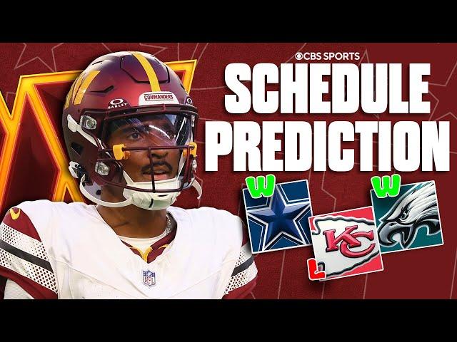 Washington Commanders 2025 Schedule Prediction | Jayden Daniels a TOP 5 favorite to win MVP?
