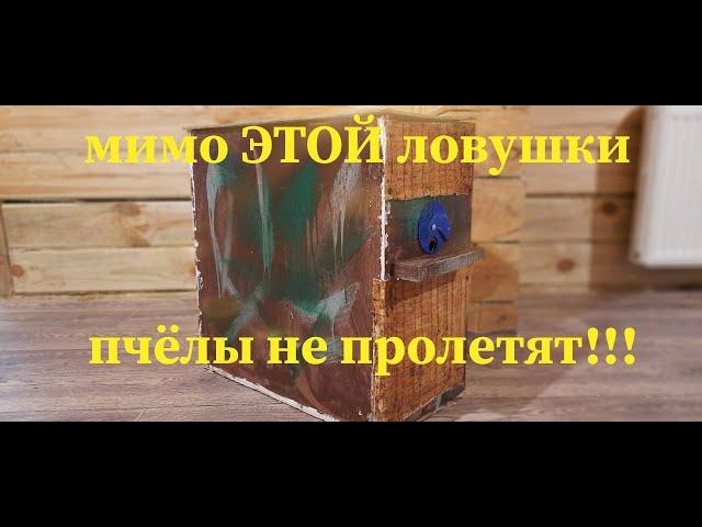 СЕКРЕТЫ ЛОВУШКИ ДЛЯ ПЧЁЛ!!!ИЛИ КАК ЛЕГКО И БЫСТРО ПОЙМАТЬ ПЧЁЛ!!!