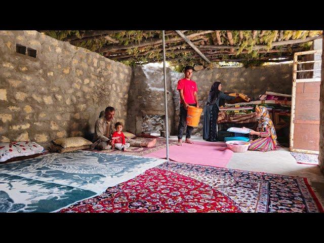 The reality of the Kuhgol family  | They rebuilt their house at the bottom of the mountain 