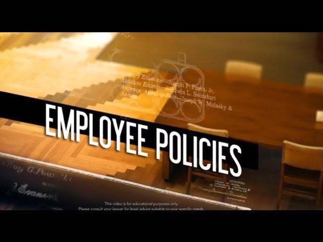 Intellectual Property: Employee Policies