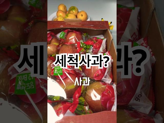 아침에 밥대신 사과 너무 좋습니다 #애플 #사과 #세척사과 #다이어트식단