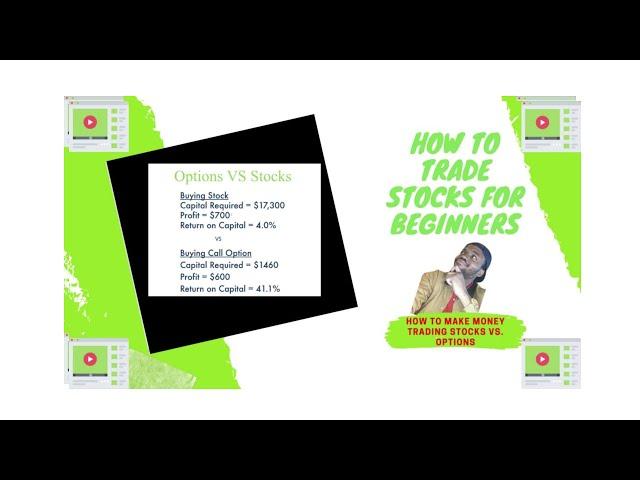 How To Trade Stocks For Beginners! - Josh Talks Stocks (Making Money Trading Stock vs. Options)