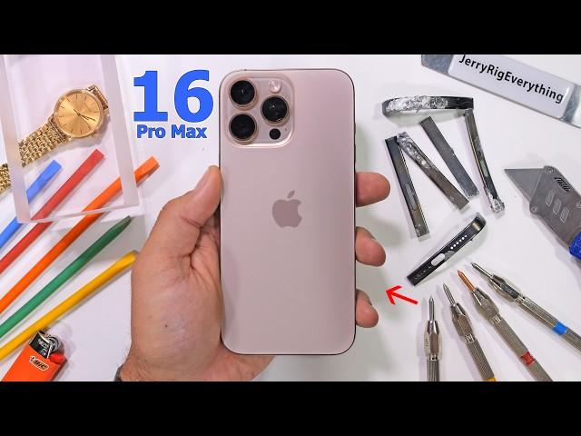 iPhone 16 Pro MAX Durability Test - Apple tried hard this year...