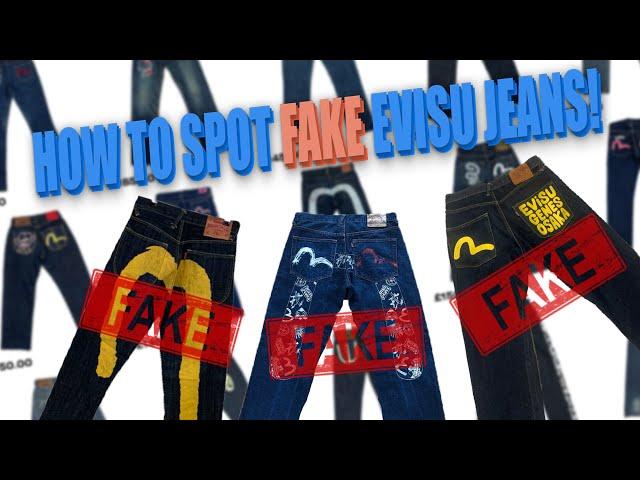 HOW TO SPOT FAKE EVISU JEANS! (2021)