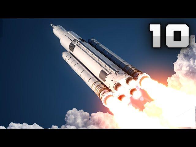 10 MOST POWERFUL Space Rocket Launch Ever! [4K]