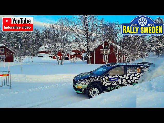 Rally Sweden 2024 - Day 2 Part 2 - fullattack full snow