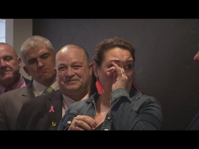 Idaho lawmakers go bald to back colleague battling breast cancer