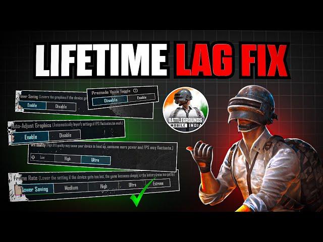 FASTEST WAY TO FIX LAG AND FPS DROP IN NEW UPDATE - PUBG MOBILE TIPS AND TRICKS