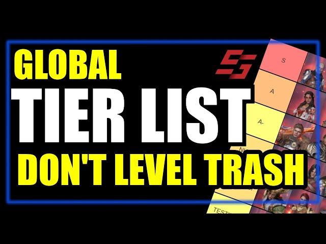 Global Tier List & Rate up banner top Legendary Rares guide King Arthur Legends Rise reroll