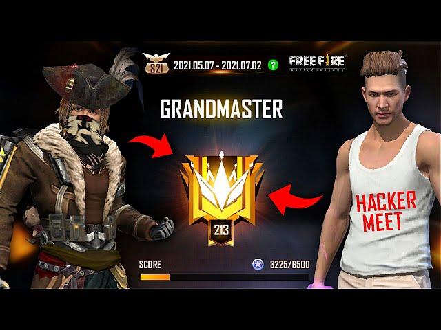 HACKER? GRANDMASTER Push Complete in 19 Hours Must Watch Gameplay - Garena Free Fire