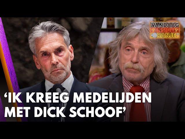 Johan over eerste debat van premier Dick Schoof: 'Ik kreeg medelijden met hem'