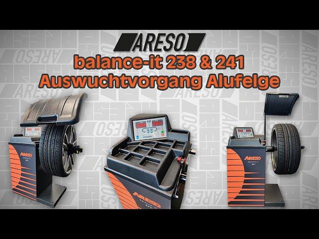 ARESO balance-it 238 / 241 Auswuchtvorgang ALU