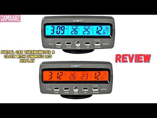 Dashboard Essentials: Exploring the Features of the Digital Car Thermometer & Clock - Honest Review