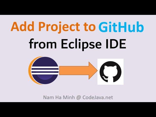 How to Add Project to GitHub from Eclipse IDE Step by Step