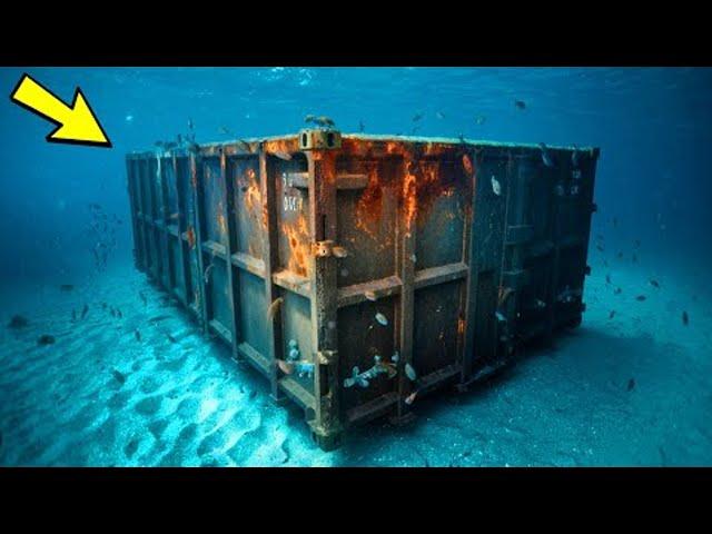 Sailors found a sunken container. Upon opening it, they couldn't believe their eyes!