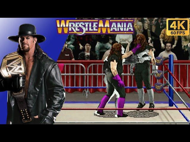 WWF WrestleMania All Super Combos (Arcade) [4K / 60FPS / Frame Interpolation]