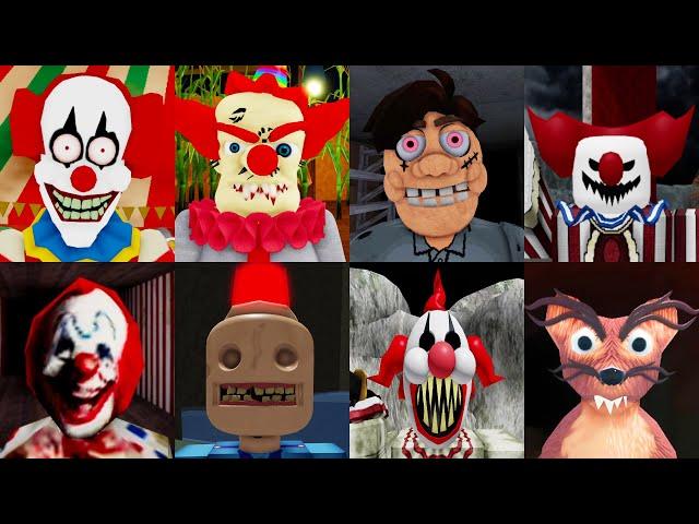 NEW ROBLOX OBBIES - CHOPPER'S CARNIVAL,KILLER CLOWN ESCAPE,CARNIVAL OF TERROR,SIREN COP'S PRISON