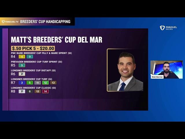 Breeders' Cup Handicapping With Matt Bernier