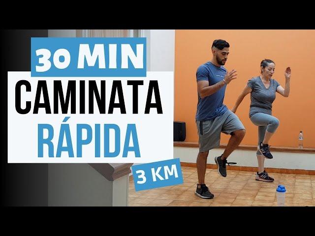 CAMINATA RÁPIDA 3 Kilómetros// Cardio sin saltos // Pierde grasa caminando | Sergio Orduz