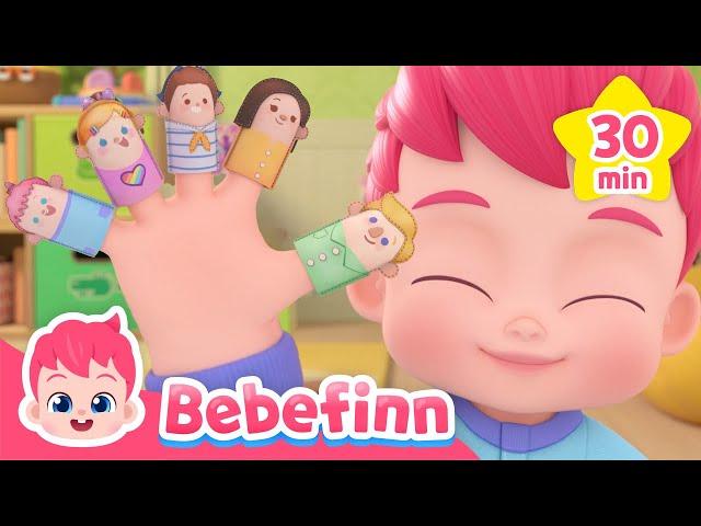 Finger Family +Compilation | Bebefinn Top Songs of The Year | Nursery Rhymes for Kids