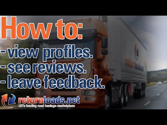 So zeigen Sie Mitgliederprofile, Bewertungen und Feedback an | Returnloads.net