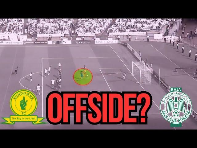 Raja Casablanca’s Goal Disallowed Against Sundowns?! Victor Hlungwani Breaks the Silence!