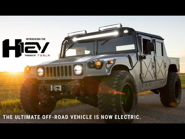 Tesla Powered Humvee - Fully Electric H1 - Hummer Ev