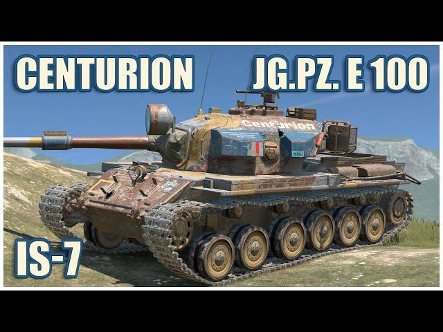 Centurion RAAC, IS-7 & Jg.Pz. E 100 • WoT Blitz Gameplay