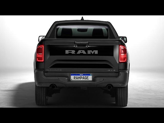 New 2024 Ram Rampage Laramie Night Edition Mid-size Pickup Truck