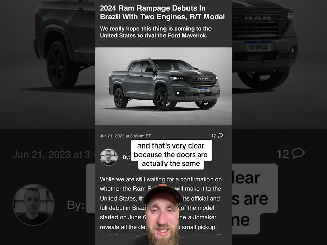 Ram Rampage Debuts