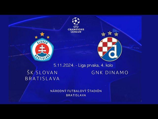 Slovan Bratislava - Dinamo Zagreb 1-4 (2024), Liga prvaka, 4. kolo