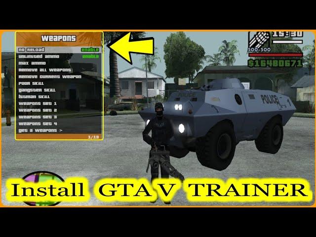 How to Install RZL-TRAINER in GTA San Andreas - GTA V Trainer