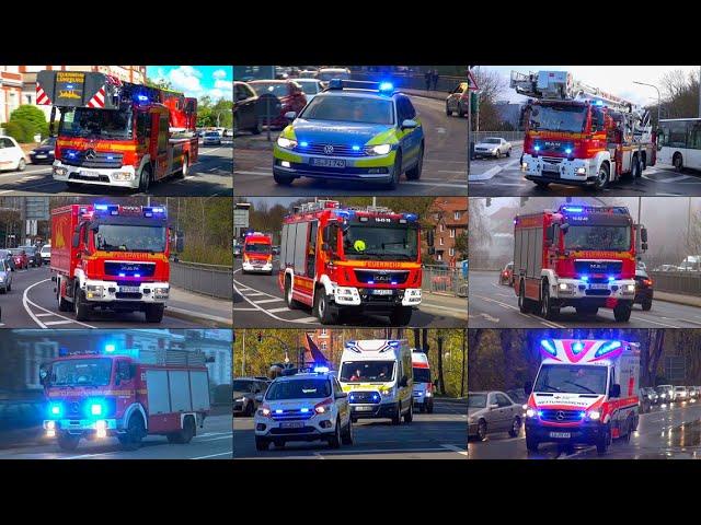 BEST OF EINSATZFAHRTEN LÜNEBURG | Feuerwehr, Rettungsdienst, Polizei & THW auf Alarmfahrten!