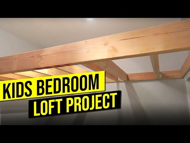 KIDS BEDROOM LOFT PROJECT | Baby Update | Part 1