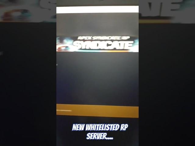 Apex Syndicate RP Whitelisted FiveM Server Now Open... #gta5 #gta5rp #rp #roleplay #fivem