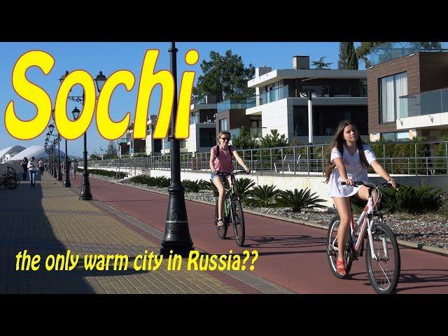 Sochi Russia 4K. City | People | Sights