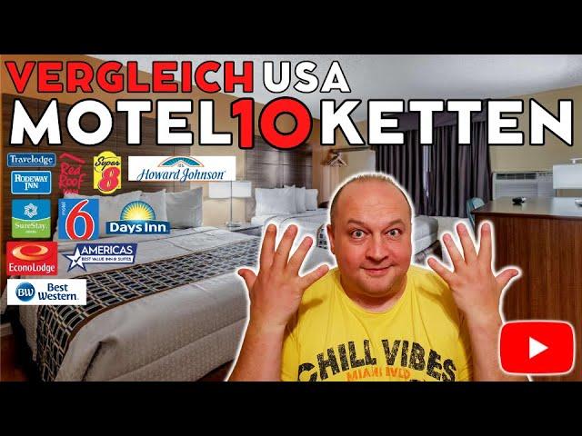 10 MOTELKETTEN IM VERGLEICH! (GÜNSTIG vs. TEUER)