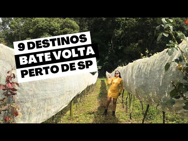 9 DESTINOS PARA CONHECER PERTO DE SP | BATE VOLTA BARATO