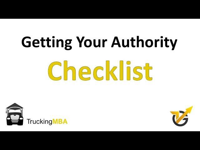 How to Start a Trucking Company = Checklist to start  trucking company