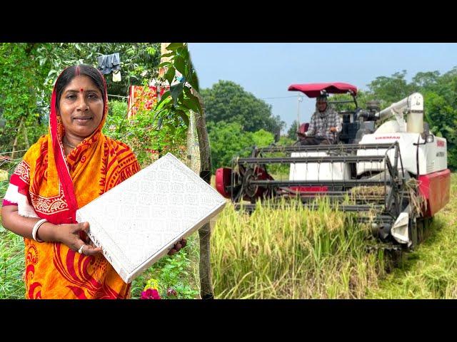 আনন্দের উপহার পেয়ে মা'র দিন শুরু হলো, আর সারাদিন মাঠের কাজ।