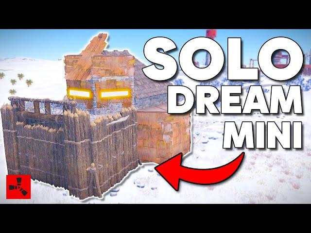 Solo Dream Mini - COMPACT Solo/Duo BUNKER Base in Rust