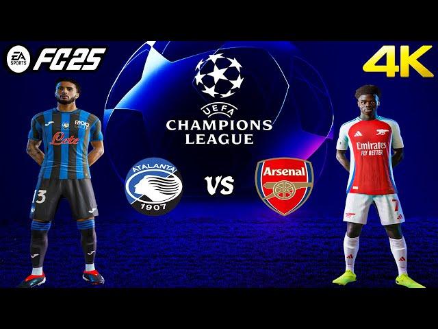 FC 25 - Atalanta vs. Arsenal | UEFA Champions League 24/25 | FC 24 Mods