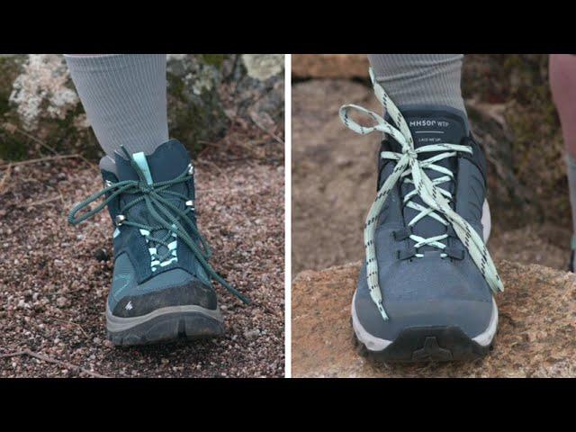 How to lace hiking boots | Decathlon