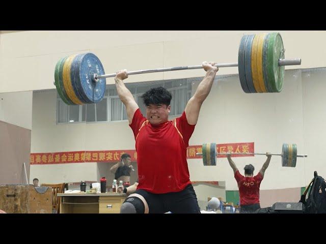 Liu Huanhua 200kg C&J in NEW SHOES