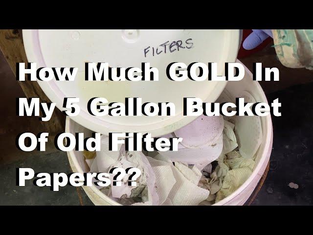 How To Recover The GOLD From Used Filter Papers Pt1