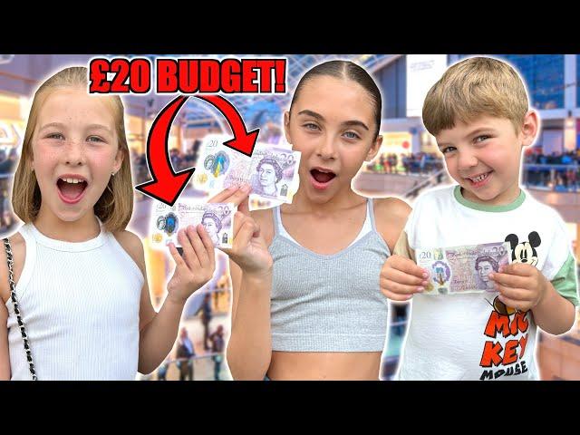 £20 SHOPPING challenge! Who SPENT their money best?