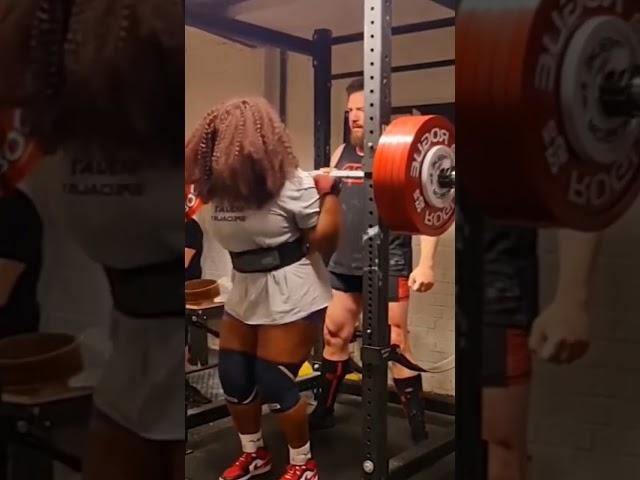 This woman has the heaviest squat in history