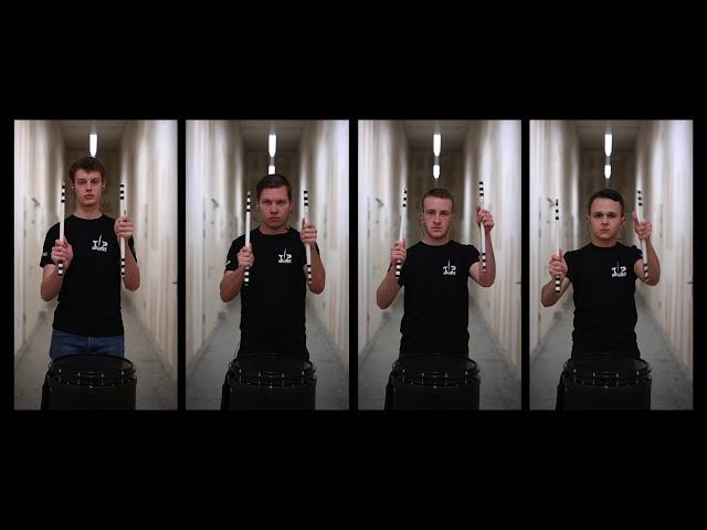 Top Secret Drum Corps FLAM5 Drumming #STAYATHOMECHALLENGE