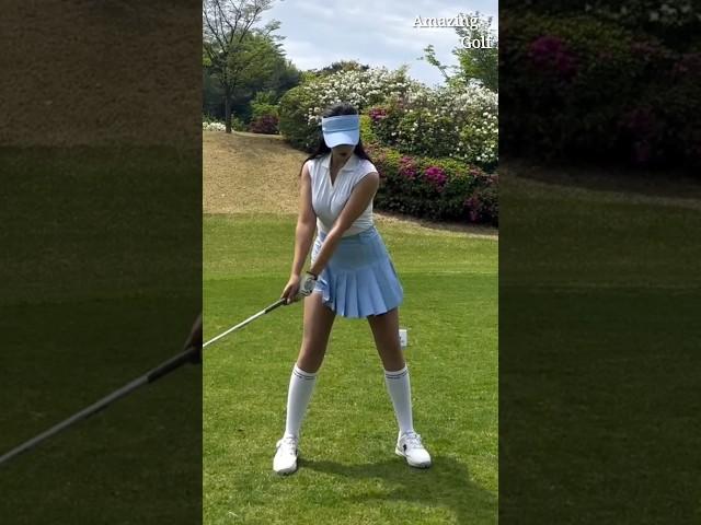 이보다 더 예쁜 스윙이 있을까?  KLPGA 김동휘 프로의 멋진샷! #김동휘프로