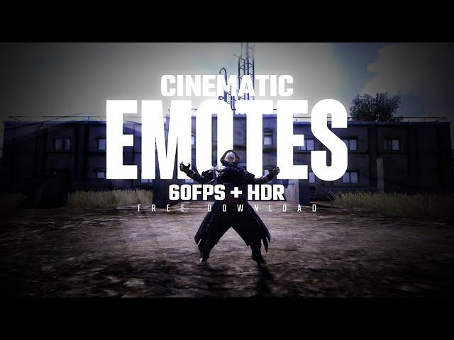 Epic Cinematic Emotes - PUBG Mobile 60FPS & HDR Graphics | Free Download